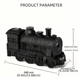 Creative Train-Shaped Diffuser, 2 Mist Outlets with Colorful Atmospheric Lights, Fun Jellyfish Spray Humidifier, Two-Level Timer Setting, Quiet Humidifier for Office/Bedroom, Humidifier for Bedroom, Humidifier for Large Room