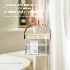 Low noise sonic technology humidifier, high capacity USB portable desktop sprayer, dual nozzle transparent design, no battery required - modern design, humidifier suitable for bedroom use, simple appearance, suitable for small space home users., Air