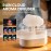 Simulated raindrop aroma diffuser machine colorful light rain mist essential oil diffuser USB desktop atmosphere rain cloud water drip humidifier