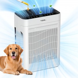 Large Room Air Purifier for Home with Smart Mode, PM2.5 Display, 22dB Sleep Mode, AromaRelax, Covers Up to 1295 Sq.Ft & 360° Air Outlet