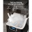 Nugget Ice Makers Countertop, 45lbs/Day Pebble Ice Maker Machine With 24-Hour Timer, Self-Cleaning Sonic Ice Maker With Ice Scoop And Ice Basket For Home & Kitchen (Stainless Steels Black)