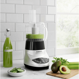 500W countertop blender and food processor combo, 7-speed touch control with LED display, 40oz glass jar, 3-cup work bowl, reversible slicing and shredding disc, ice crush mode, durable stainless blades, easy clean design, multi-function kitchen appliance for smoothies, soups, sauces, chopping, Black Friday, Christmas