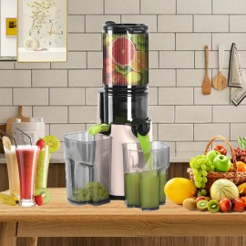 Cold Press Juicer, 350W Juice Extractor Machine, Slow Masticating Juicer Machines, 4.7