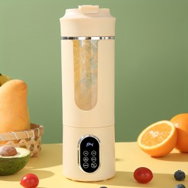 USB- Portable Electric Juicer & Blender - Mini Handheld Fruit/ Vegetable Juice Maker with One-Touch Cleaning, USB-C, Ice Crushing for Smoothies, Milkshakes, Slushies - Compact Blender for On-the-Go Drinks, Smoothie Blender Portable, Fresh Juice, Portable Smoothie Blender, Portable Blender Smoothie, Portable Blender For Smoothies, Heavy Duty Blender, Portable Smoothie Maker, Smoothie Mixer Cup, Juicer Smoothie, Smoothie Cup Blender, Smoothie Maker Portable, Hand Juicer,