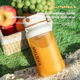 [800ml Large Capacity Juice Cup] 800ml Large Capacity Juice Cup with 14-Leaf Blades, Quick-Freeze Fresh Fruit Smoothie, One-Press Operation (Portable Leak-Proof + Direct Drinking Design), Perfect for Fitness, Outdoor Picnics, Family Gatherings, and Office Hydration - Lightweight, Efficient, and Easy to Clean, Juice Blende