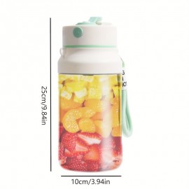 [800ml Large Capacity Juice Cup] 800ml Large Capacity Juice Cup with 14-Leaf Blades, Quick-Freeze Fresh Fruit Smoothie, One-Press Operation (Portable Leak-Proof + Direct Drinking Design), Perfect for Fitness, Outdoor Picnics, Family Gatherings, and Office Hydration - Lightweight, Efficient, and Easy to Clean, Juice Blende