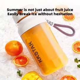 [800ml Large Capacity Juice Cup] 800ml Large Capacity Juice Cup with 14-Leaf Blades, Quick-Freeze Fresh Fruit Smoothie, One-Press Operation (Portable Leak-Proof + Direct Drinking Design), Perfect for Fitness, Outdoor Picnics, Family Gatherings, and Office Hydration - Lightweight, Efficient, and Easy to Clean, Juice Blende