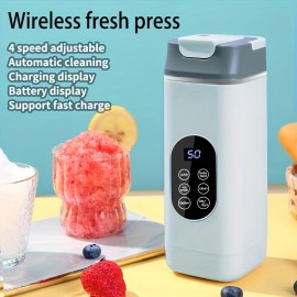 - Ice Crusher & Blender with Temperature Control - Adjustable Speed Baby Food Maker, Smoothie Processor, Keep-Cool Function, Portable Handheld for Ice Cubes, Purees, No (Low Voltage for