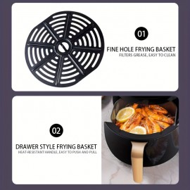 1pc air fryer | 110V |152.18-ounce air fryer|Compact design|air fryer machine|Fully automatic French fries machine|bakery equipment|Portable electric fryer|Suitable for crispy French fries, chicken wings and snacks|Christmas Eve