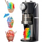 Shaved Ice hine Snow Cone hine Equipped With Stainl Steel Blade Adjustment Knob to Freely Adjust the Thickn of the Snowflakes and 2 Reusable Plastic Ice Mold Cup